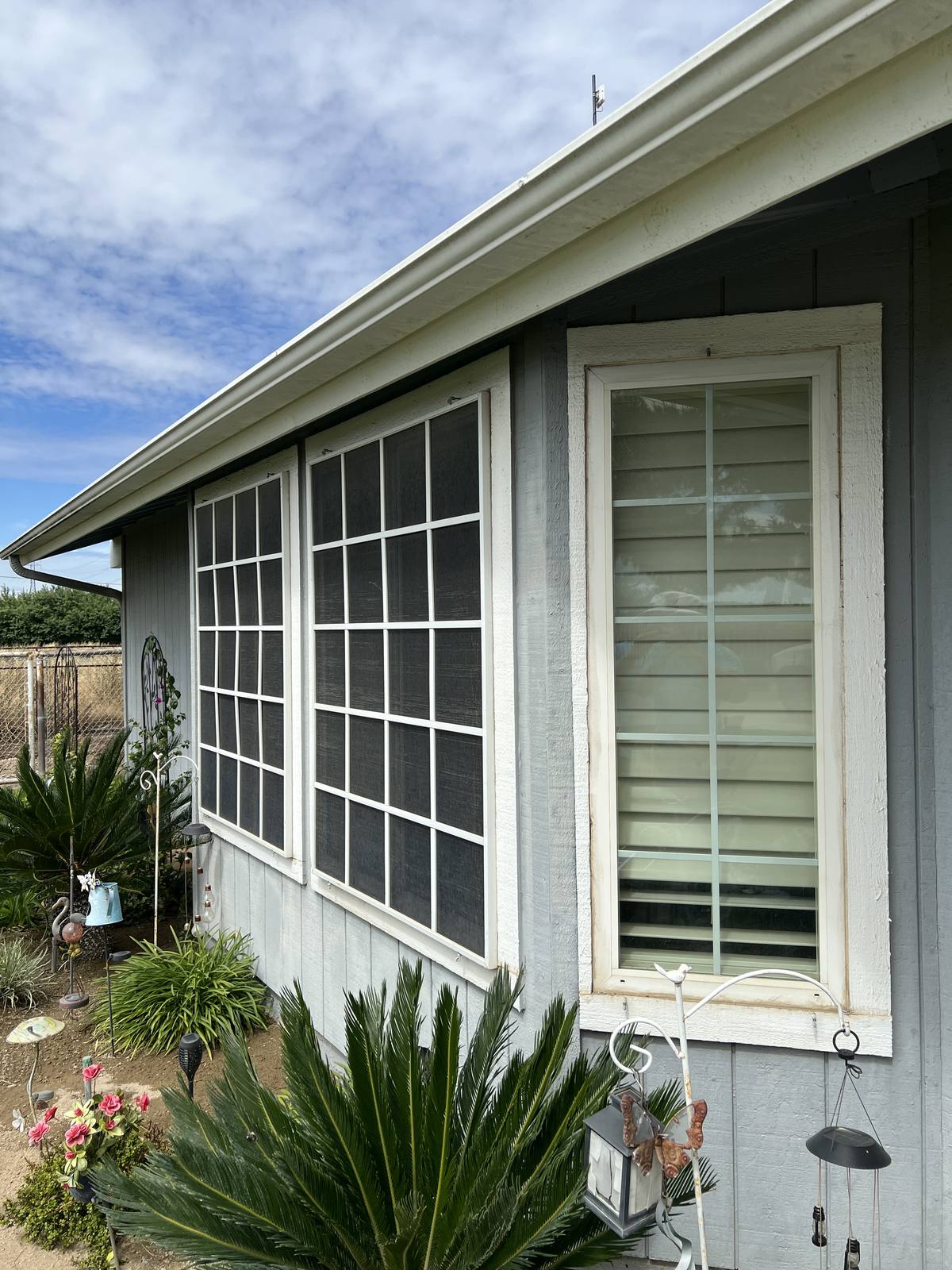 Crystal clear windows after hard water stain removal Fresno CA